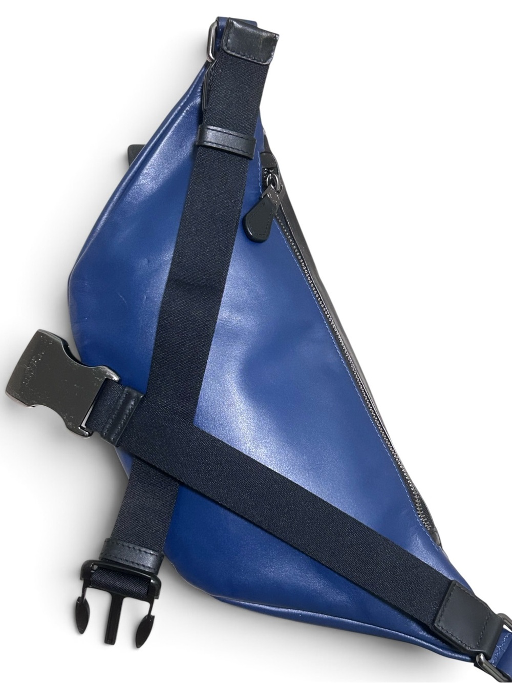 COACH Warren Gender Neutral Leather & Coated Canvas in Watercolor Print Belt Bag - Picture 7 of 12